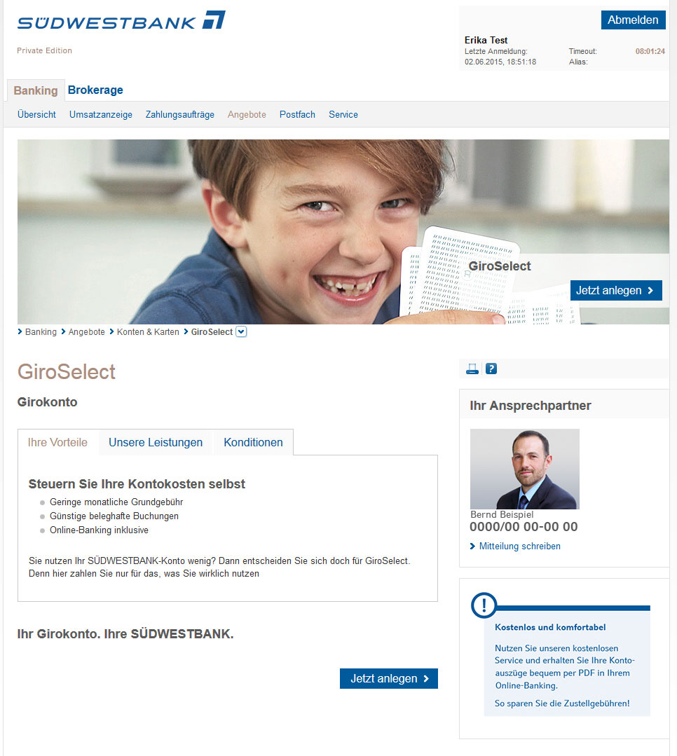 Produktabschluss